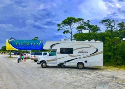 motorhome rental at the beach