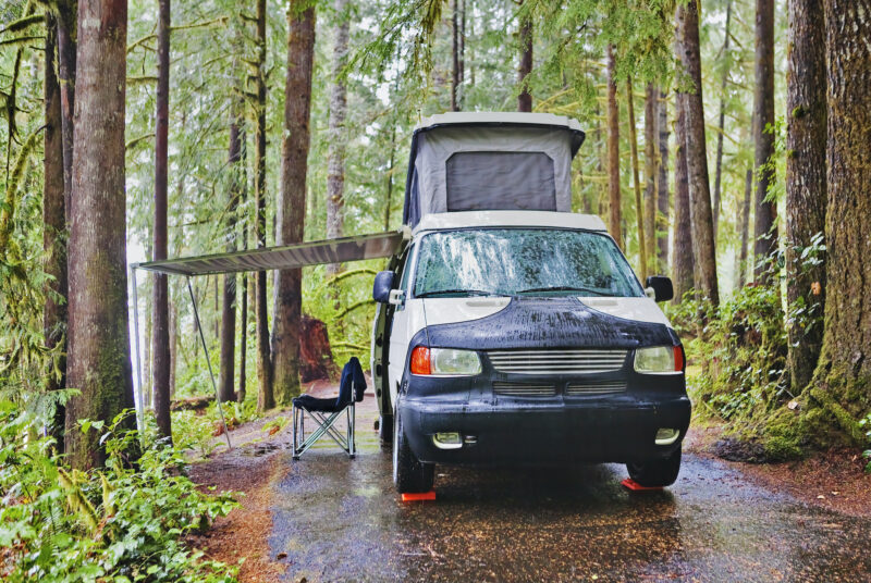 Camping in the Rain with Your Houston RV Rental