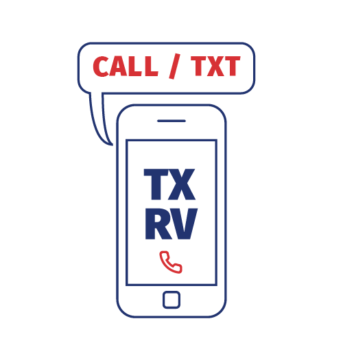 TX RV Icons Call Text
